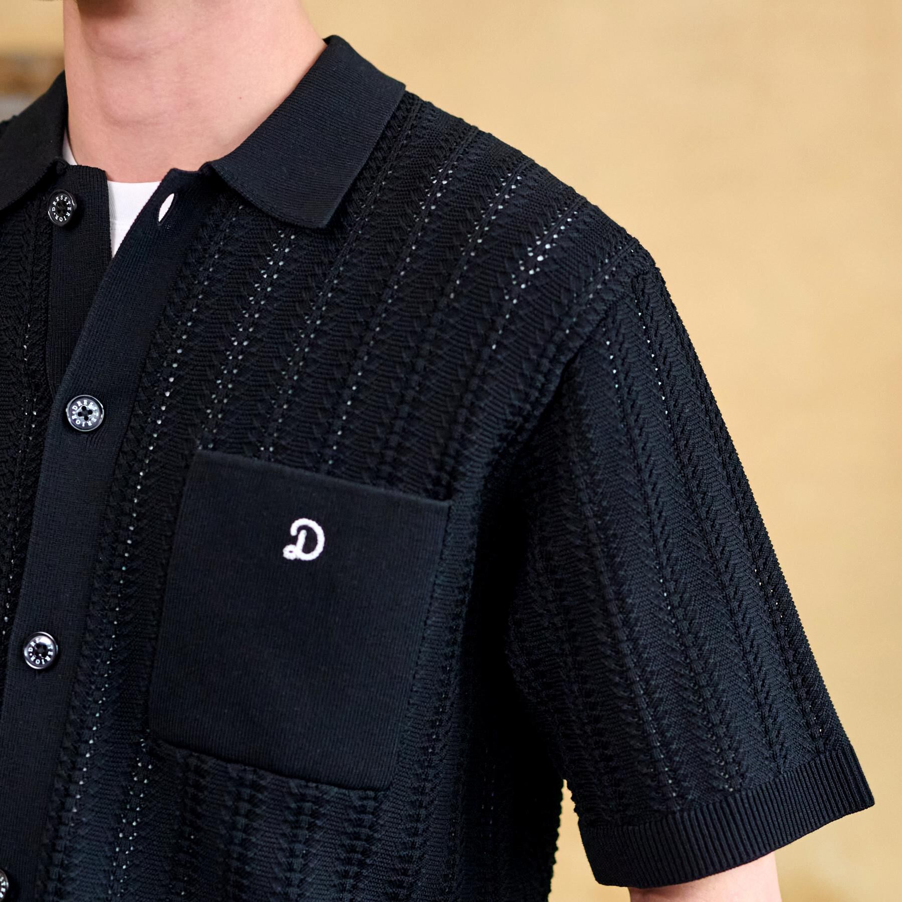 DRESSTERIOR「【Safari5月号掲載】オーガニックコットン キューバニットシャツ」|ニット・セーター|