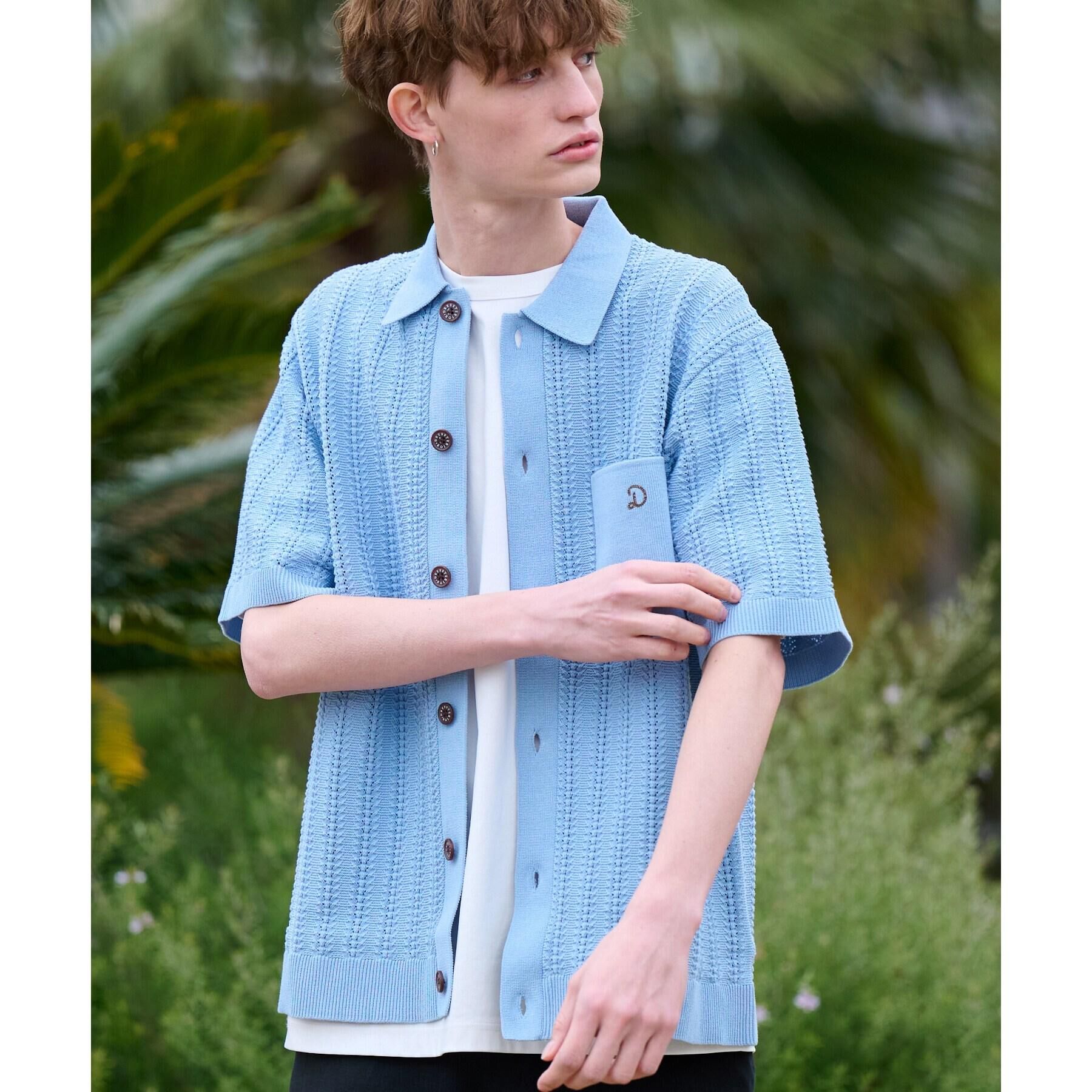 DRESSTERIOR「【Safari5月号掲載】オーガニックコットン キューバニットシャツ」|ニット・セーター|