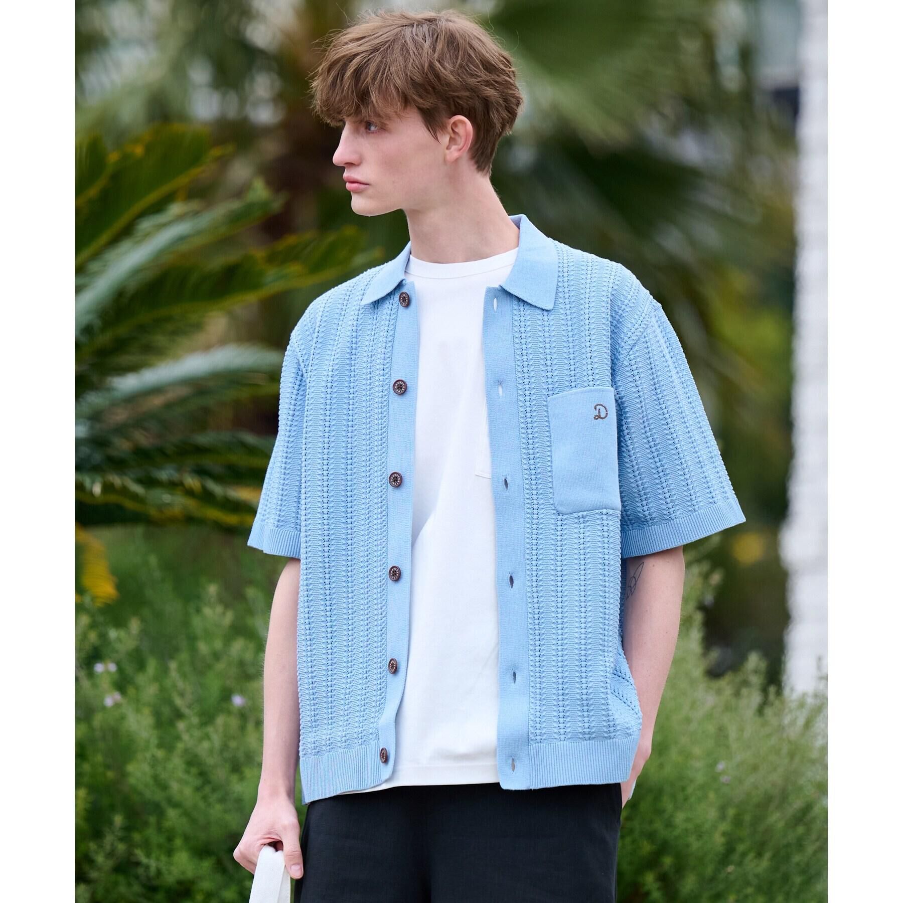 DRESSTERIOR「【Safari5月号掲載】オーガニックコットン キューバニットシャツ」|ニット・セーター|