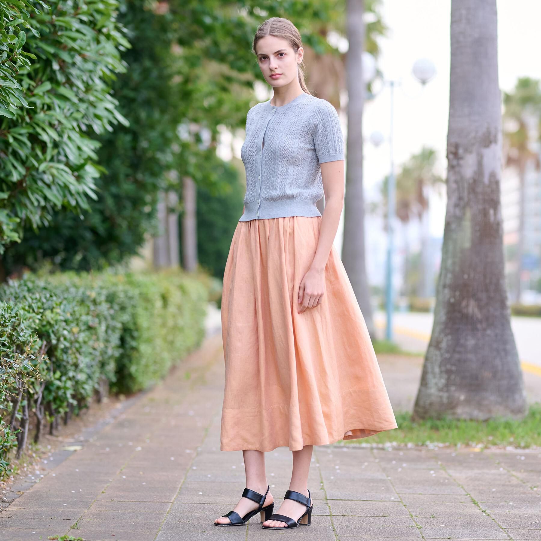 DRESSTERIOR「【前後2WAY/ショート丈】2WAYレースニット」|ニット・セーター|