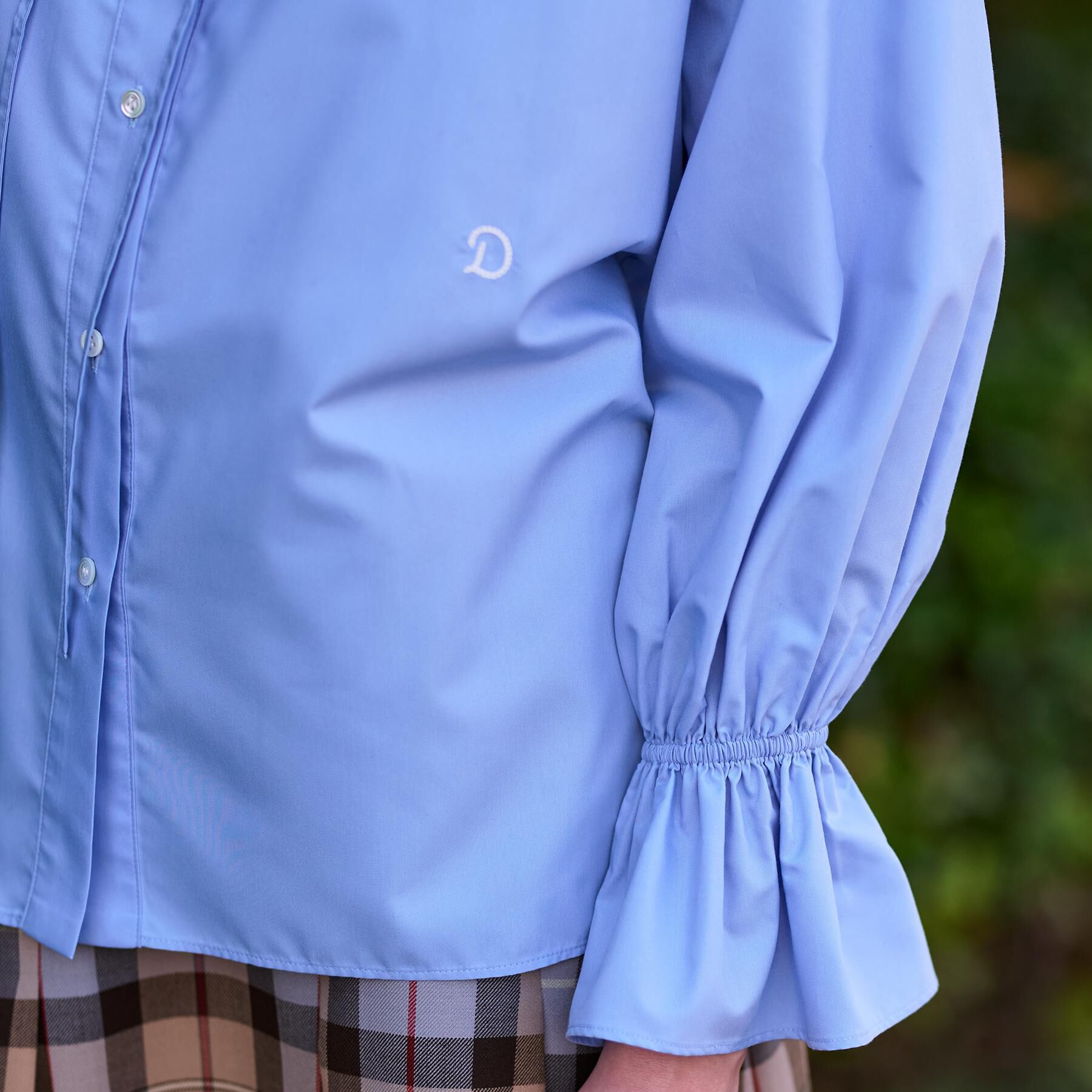 DRESSTERIOR「【洗える/フリルカラー】キャンディスリーブフリルカラーブラウス」|シャツ・ブラウス|