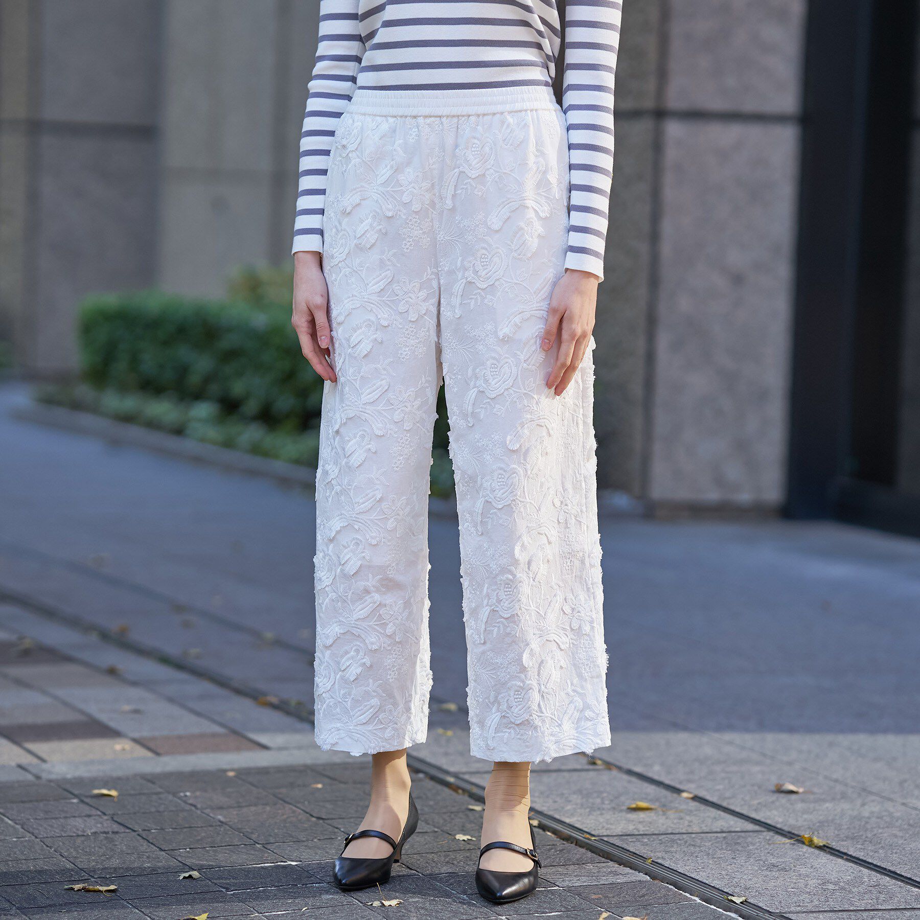 DRESSTERIOR「3Dエンブロイダリーイージーパンツ」|その他|