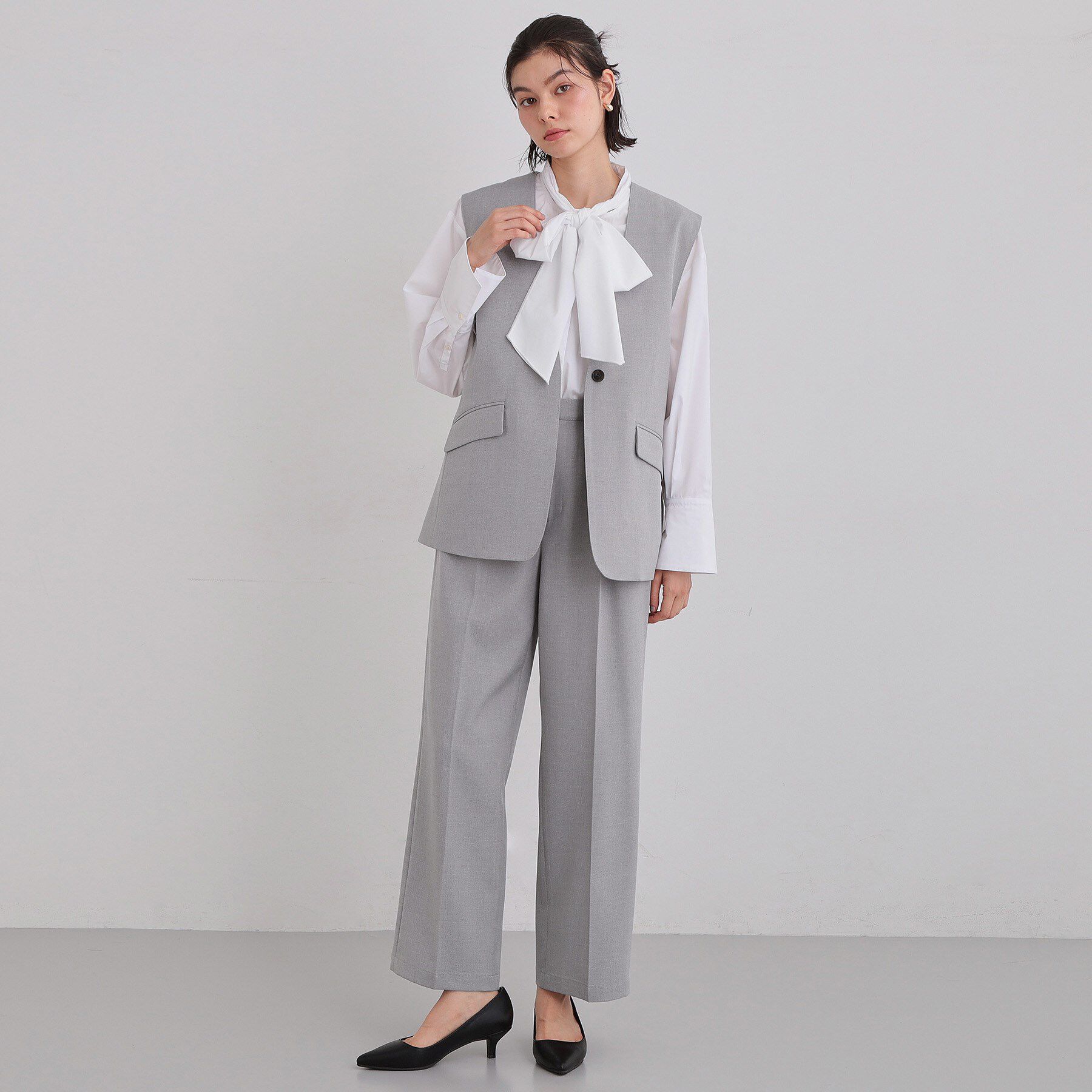 THE SHOP TK「【お仕事にもカジュアルにも】CAVIAN ジレ/セットアップ可」|ベスト・ジレ|