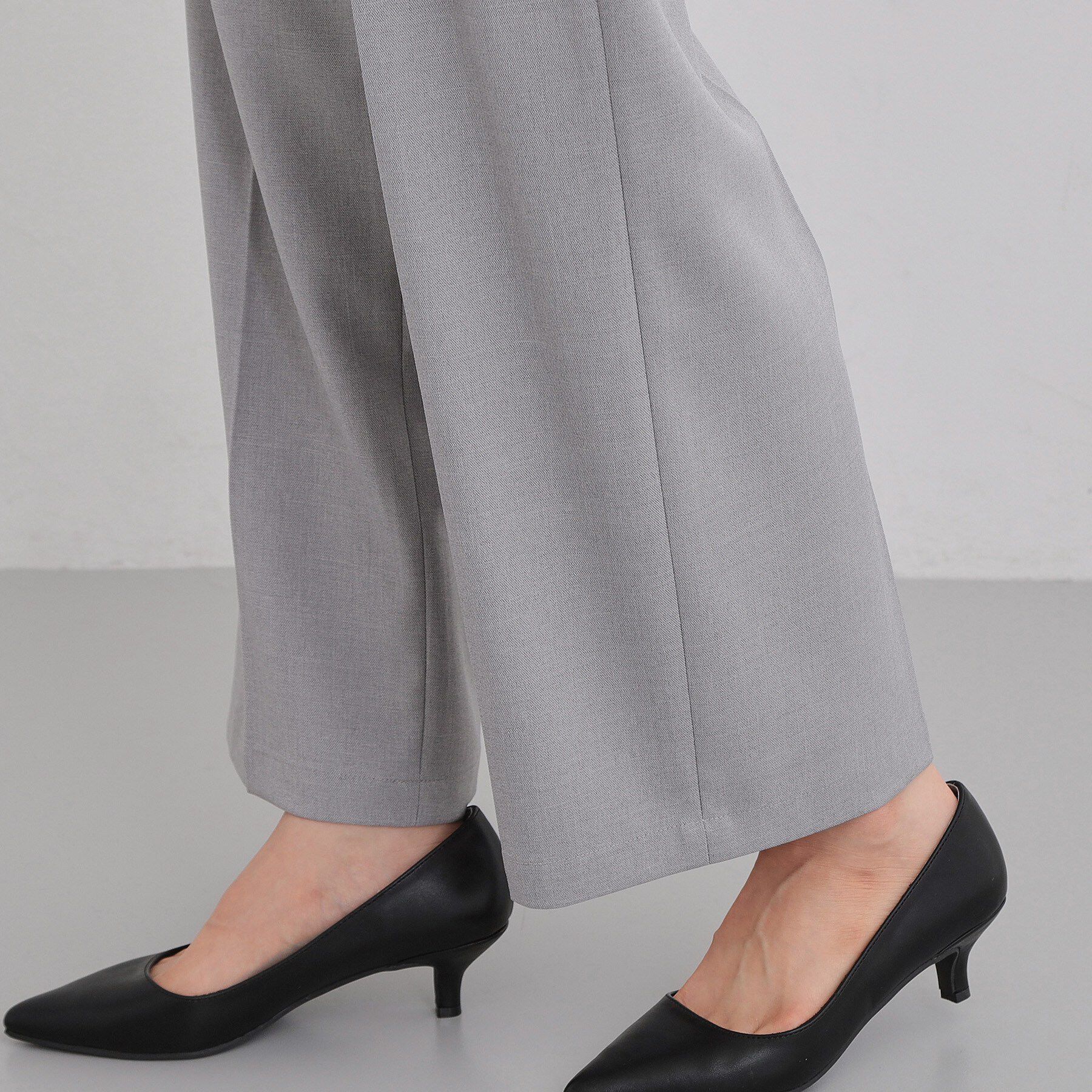 THE SHOP TK「【通勤・セレモニー】CAVIAN ベーシックワイドパンツ/セットアップ可」|その他|