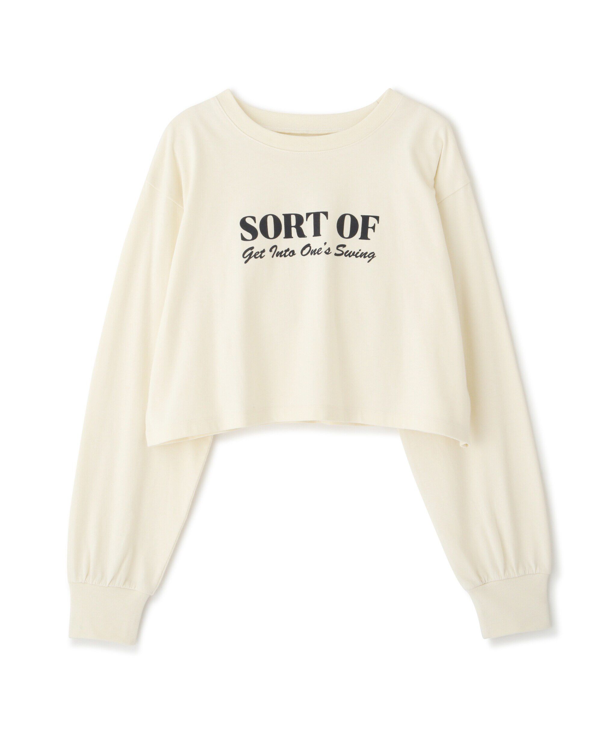  「フロッキープリントロングTシャツ」|Tシャツ・カットソー|