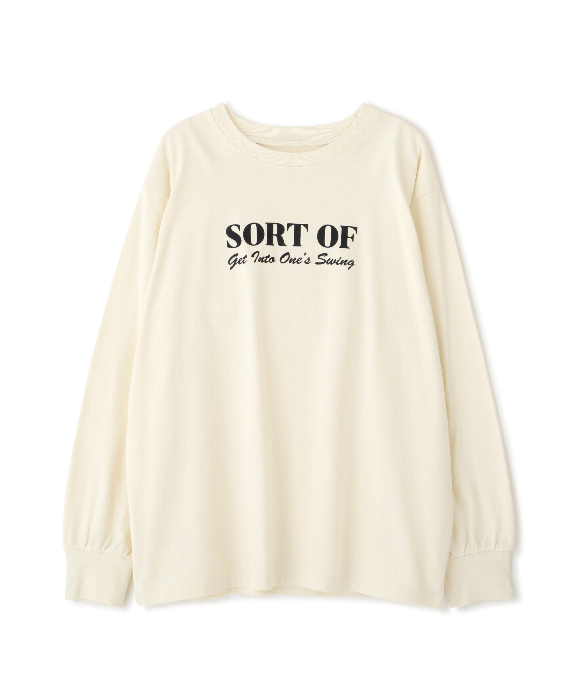  「フロッキープリントロングTシャツ」|Tシャツ・カットソー|