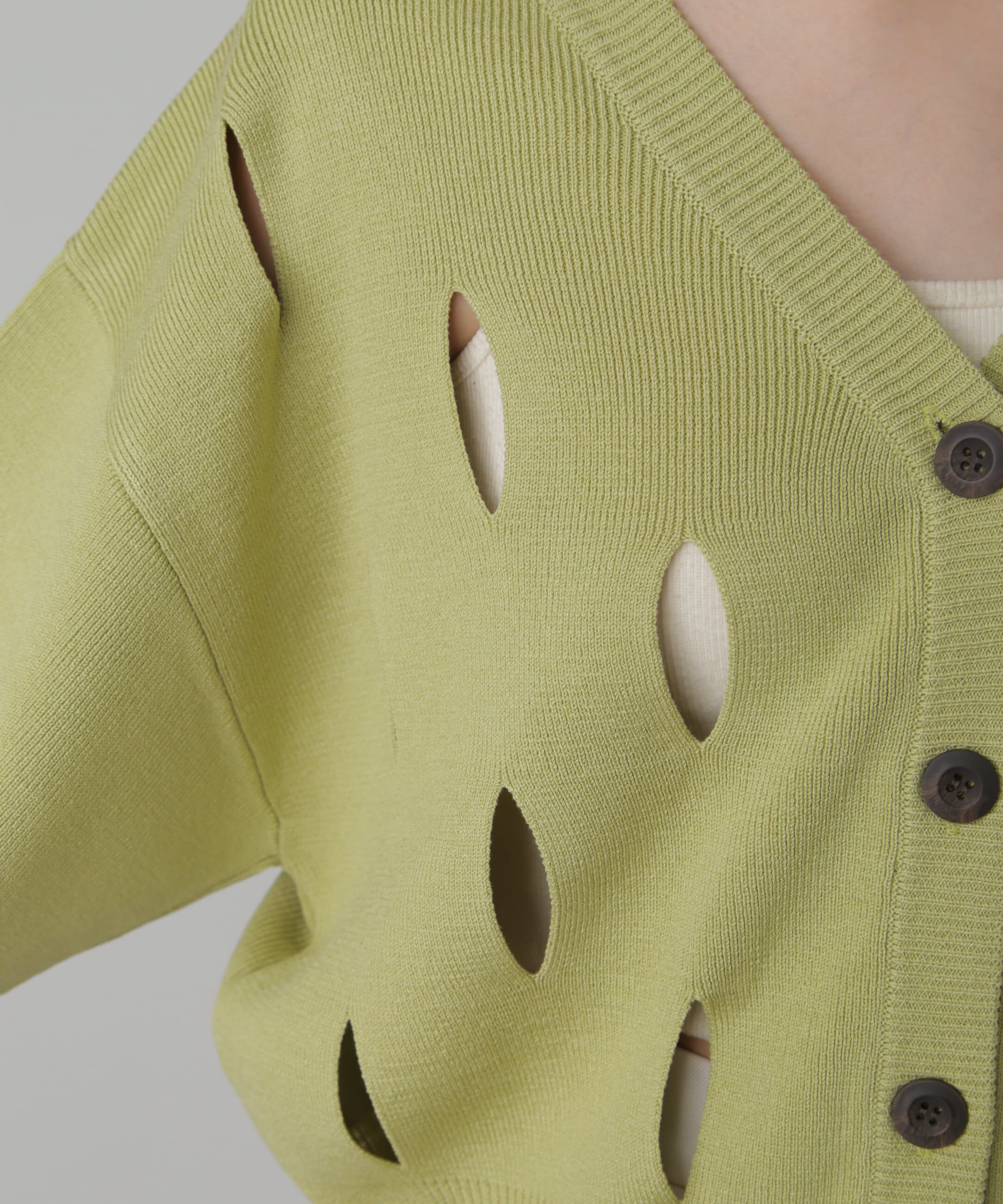  「前後2Wayカットアウトニット」|ニット・セーター|