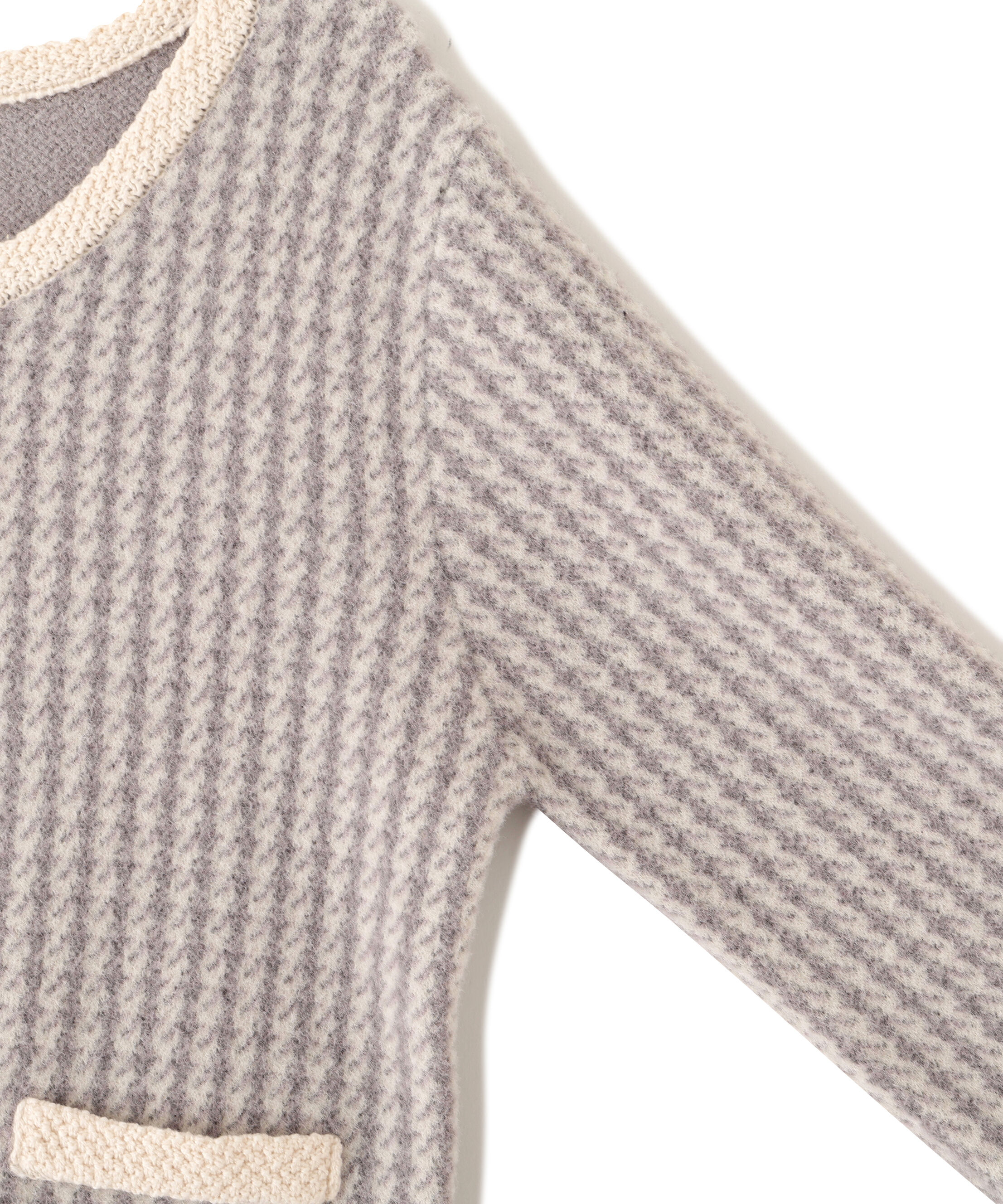  「千鳥ジャガードニットセットアップ」|ワンピース|