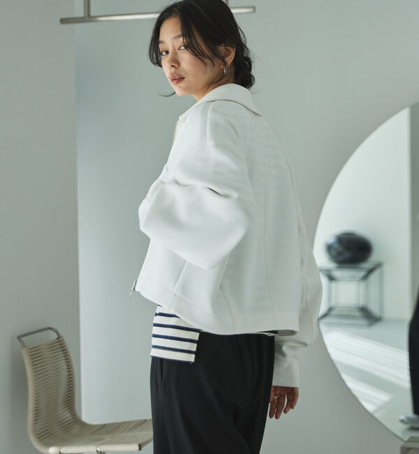 Doux archives「ボンディングクロップドブルゾン」|その他|