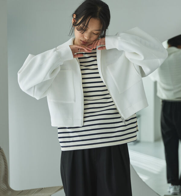 Doux archives「ボンディングクロップドブルゾン」|その他|