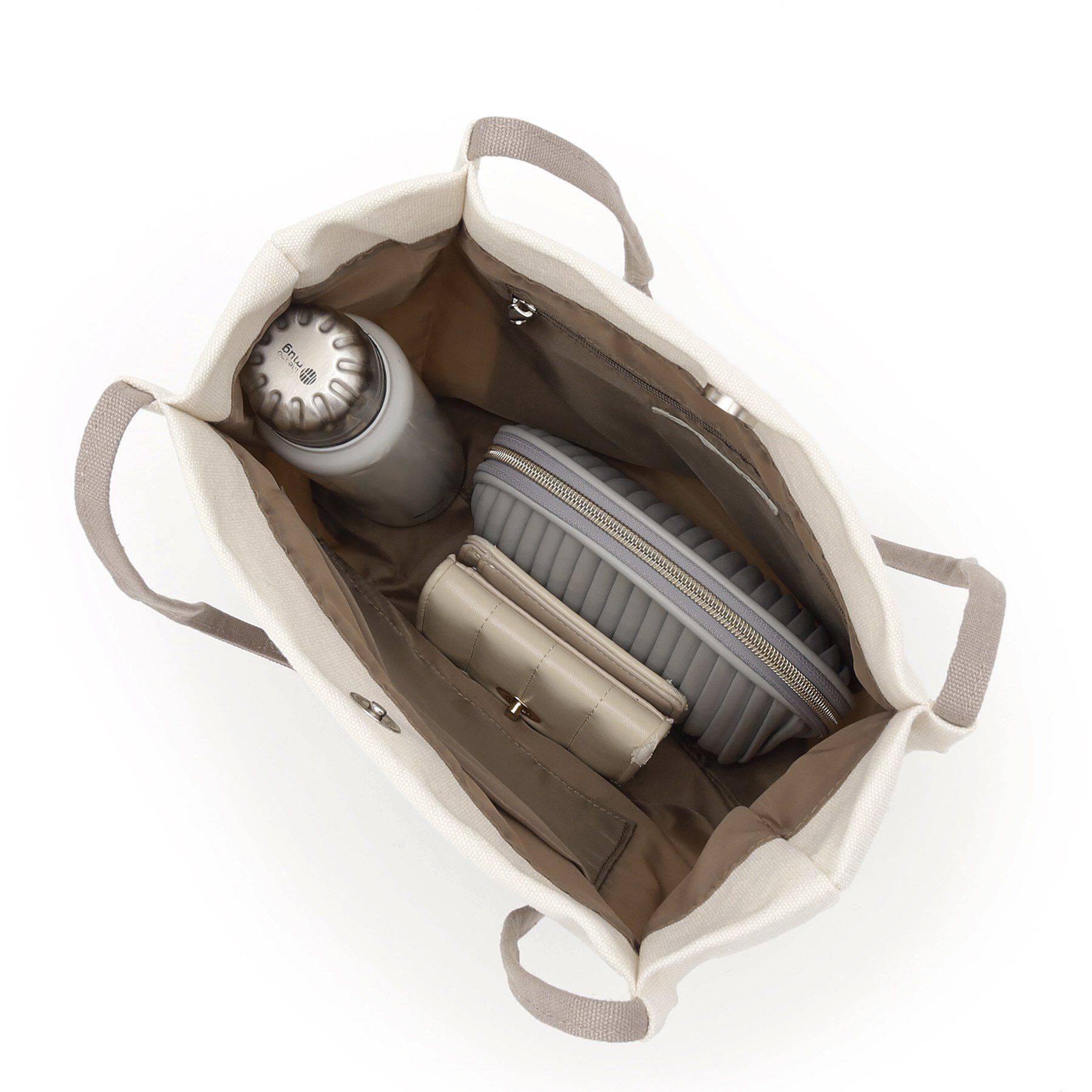 SHOO･LA･RUE「シンプルだから使いやすい つまみハンドル帆布トートバッグ」|トートバッグ|