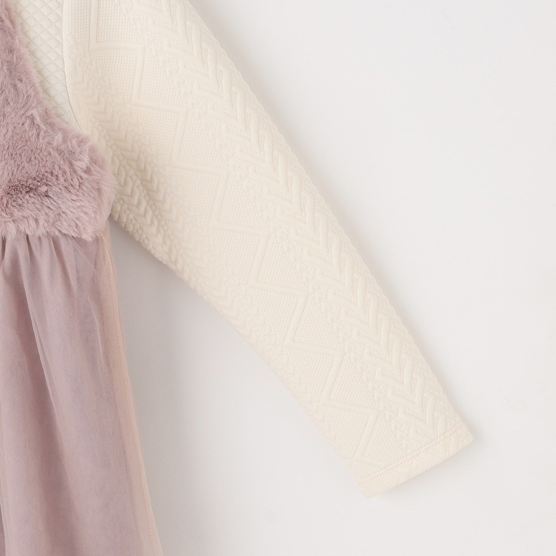 SHOO･LA･RUE「【100-150cm】ファーチュールドッキングキャミワンピ」|ワンピース|