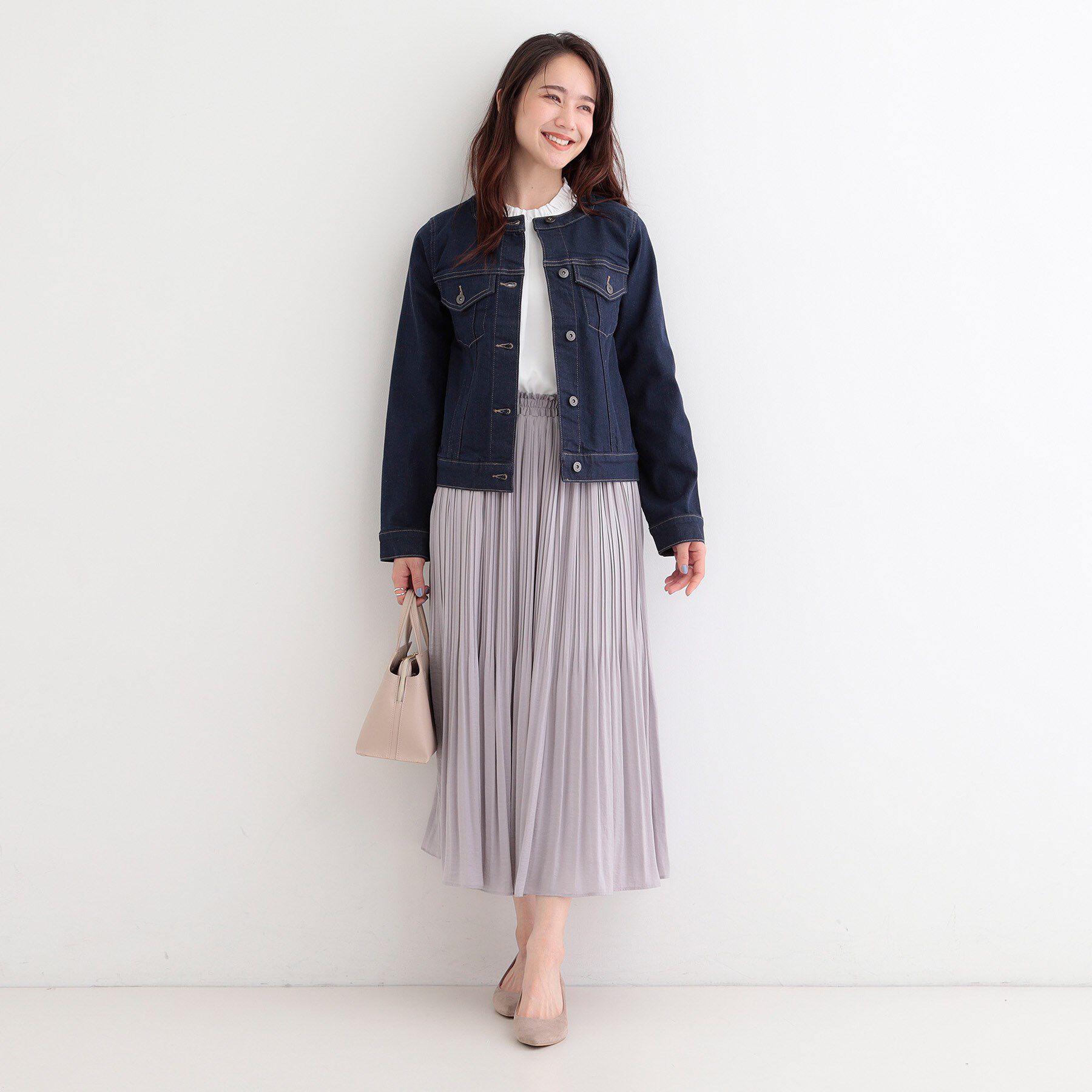 SHOO･LA･RUE「【SHOO・LA・RUE DENIM】大人のための ストレッチ コンパクトデニムジャケット」|デニムジャケット|