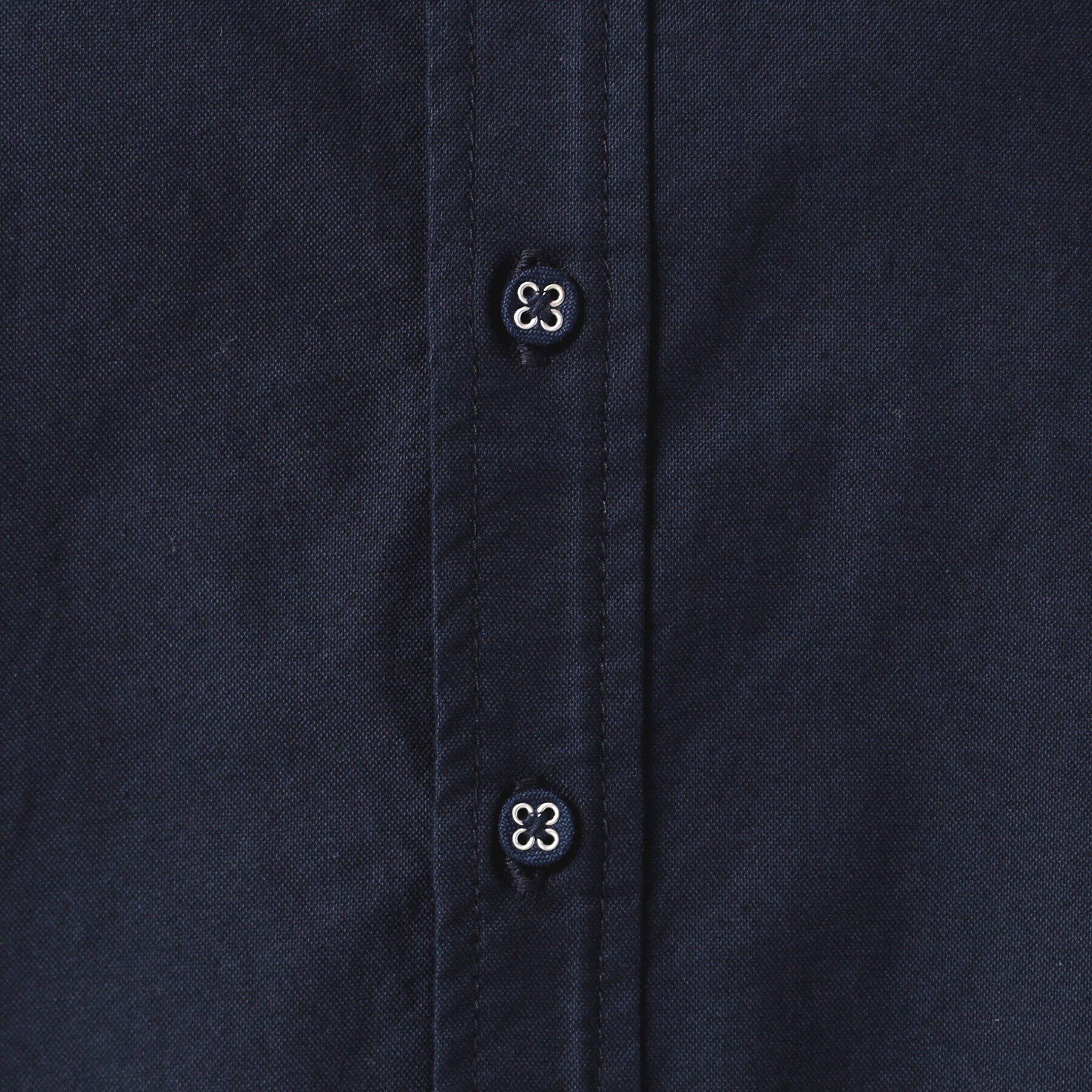 Dessin「【ユニセックス】刺繍入りオックスシャツ」|シャツ・ブラウス|