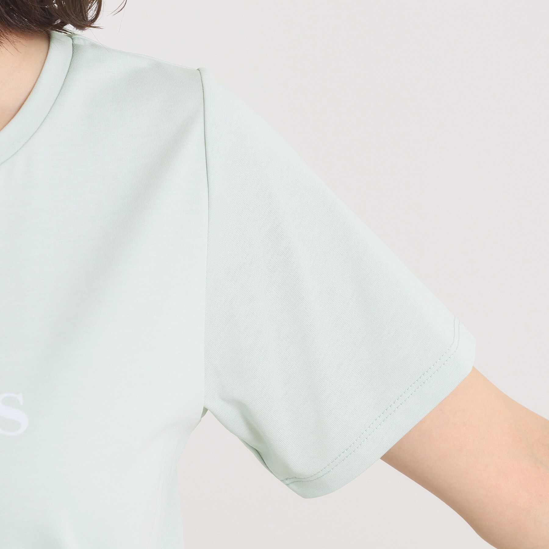 ITS&rsquo;DEMO「【接触冷感／洗濯機OK】フロッキープリントTシャツ」|Tシャツ・カットソー|