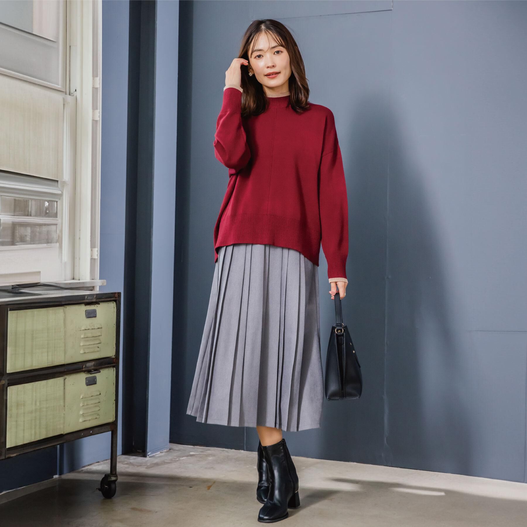 ITS&rsquo;DEMO「【手洗い可】ダブルジャカード編みニット」|ニット・セーター|