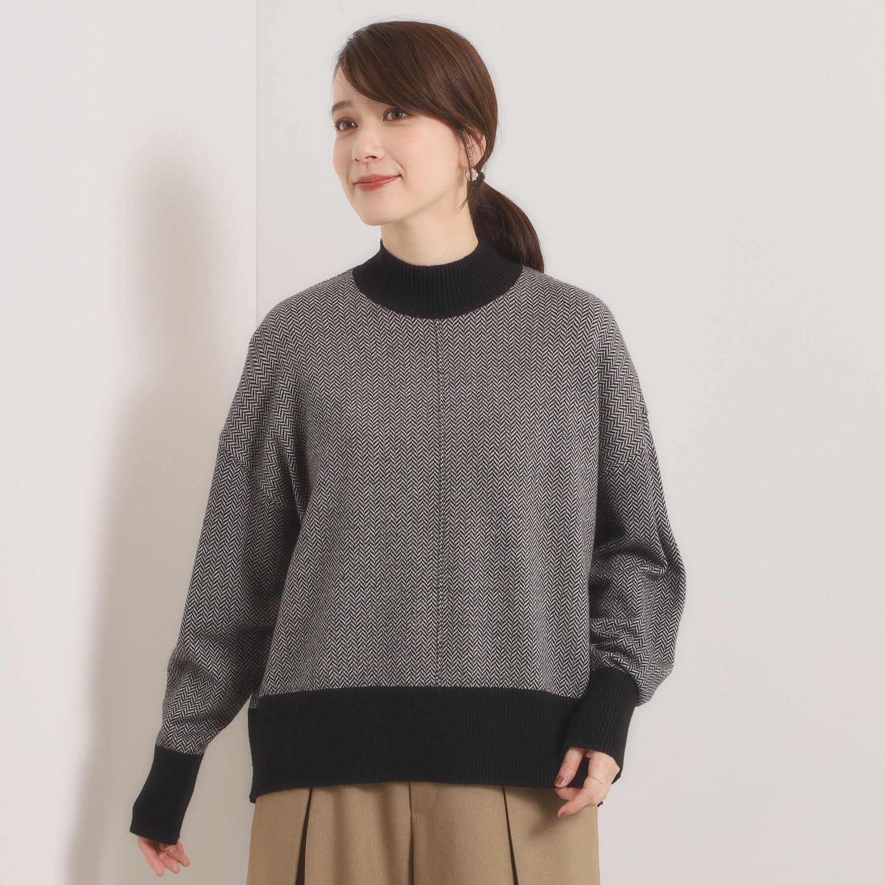 ITS&rsquo;DEMO「【手洗い可】ダブルジャカード編みニット」|ニット・セーター|