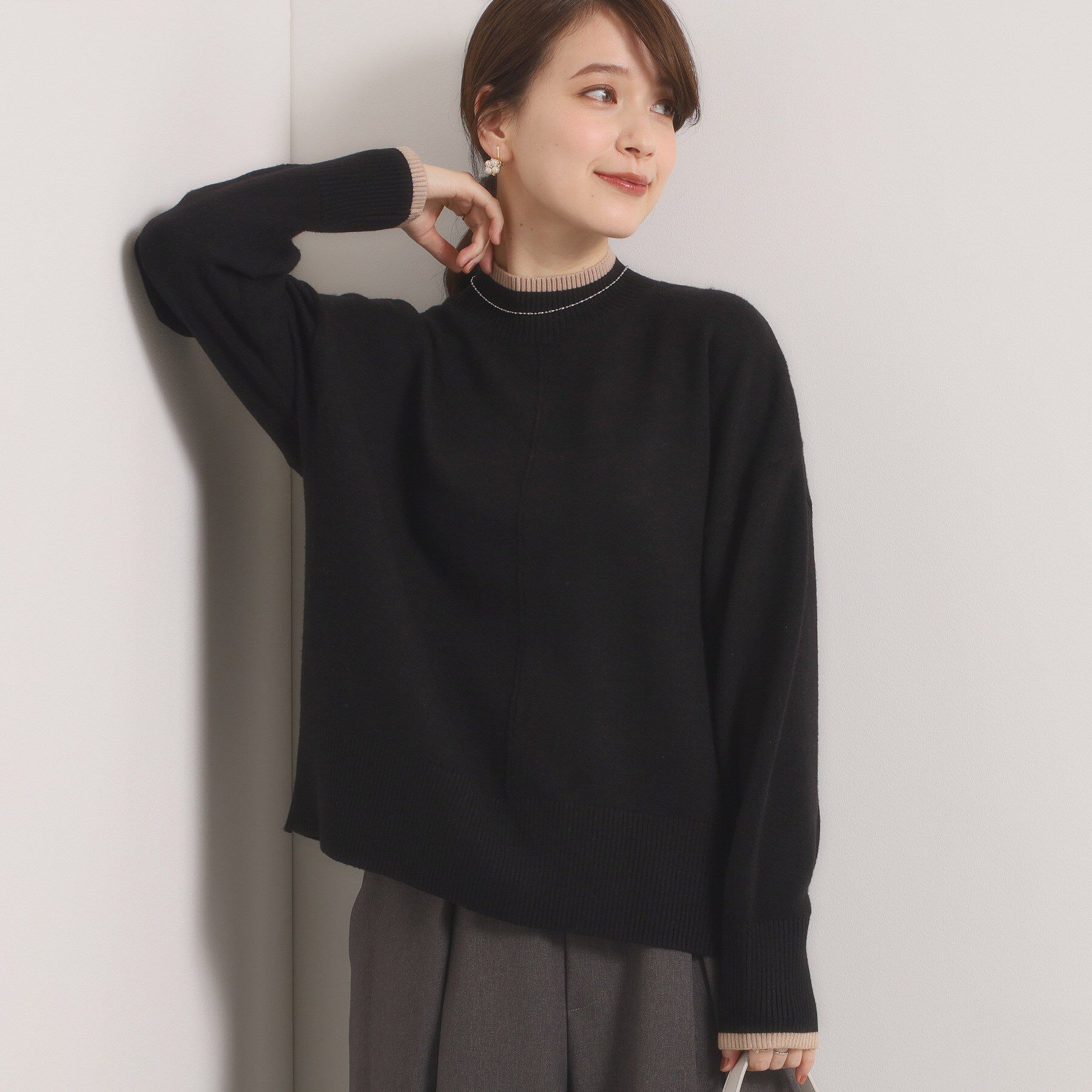 ITS&rsquo;DEMO「【手洗い可】ダブルジャカード編みニット」|ニット・セーター|