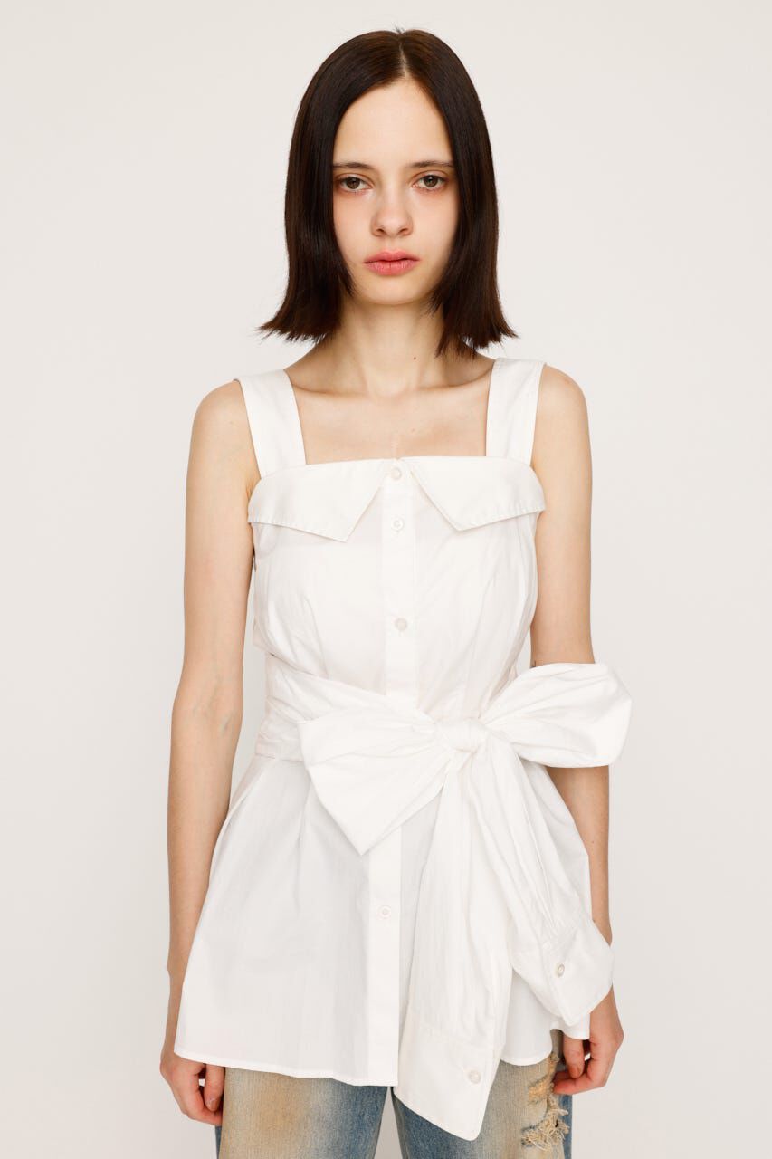 SLY「SHIRT DETAIL CAMI トップス」|キャミソール|