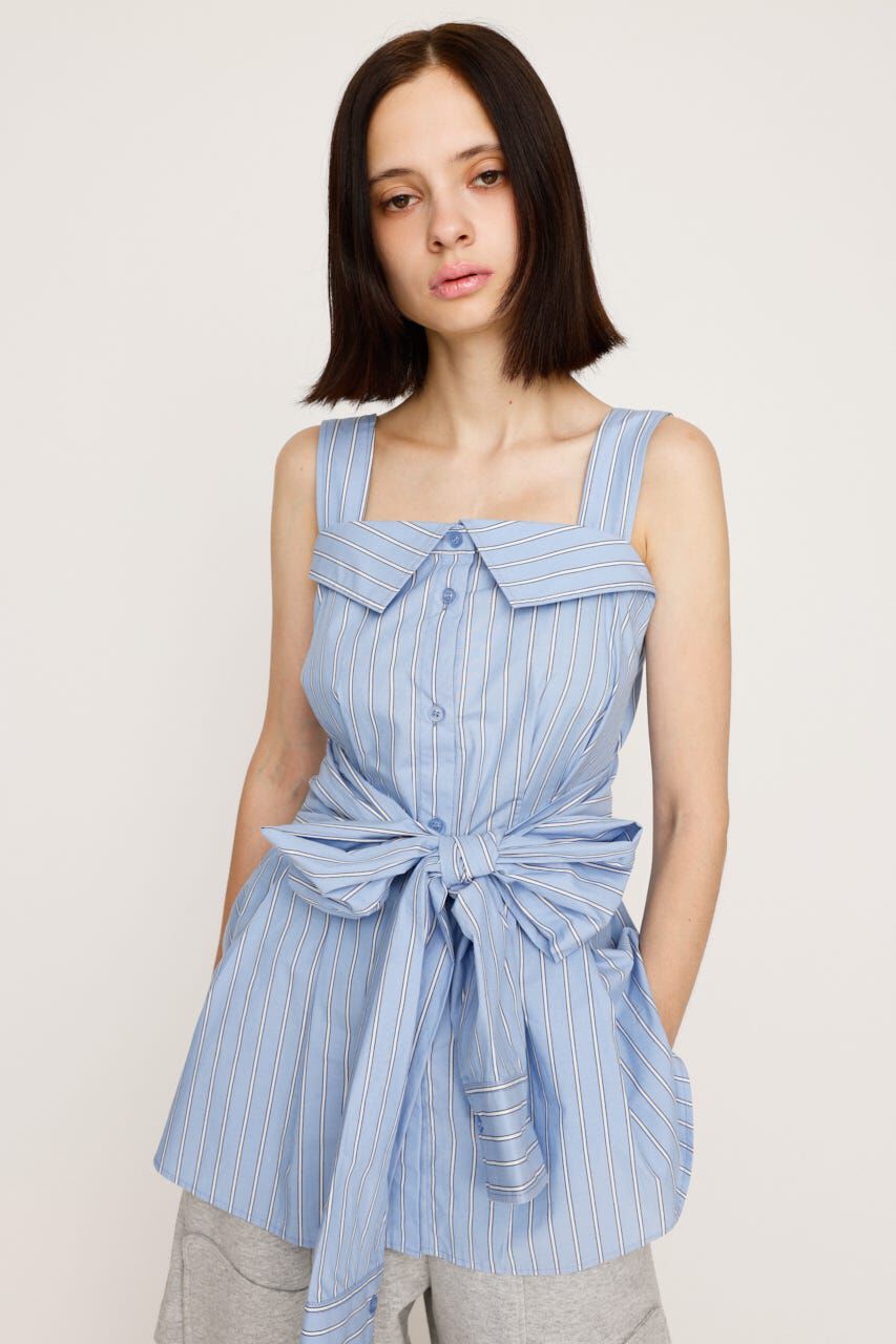 SLY「SHIRT DETAIL CAMI トップス」|キャミソール|Multi_1