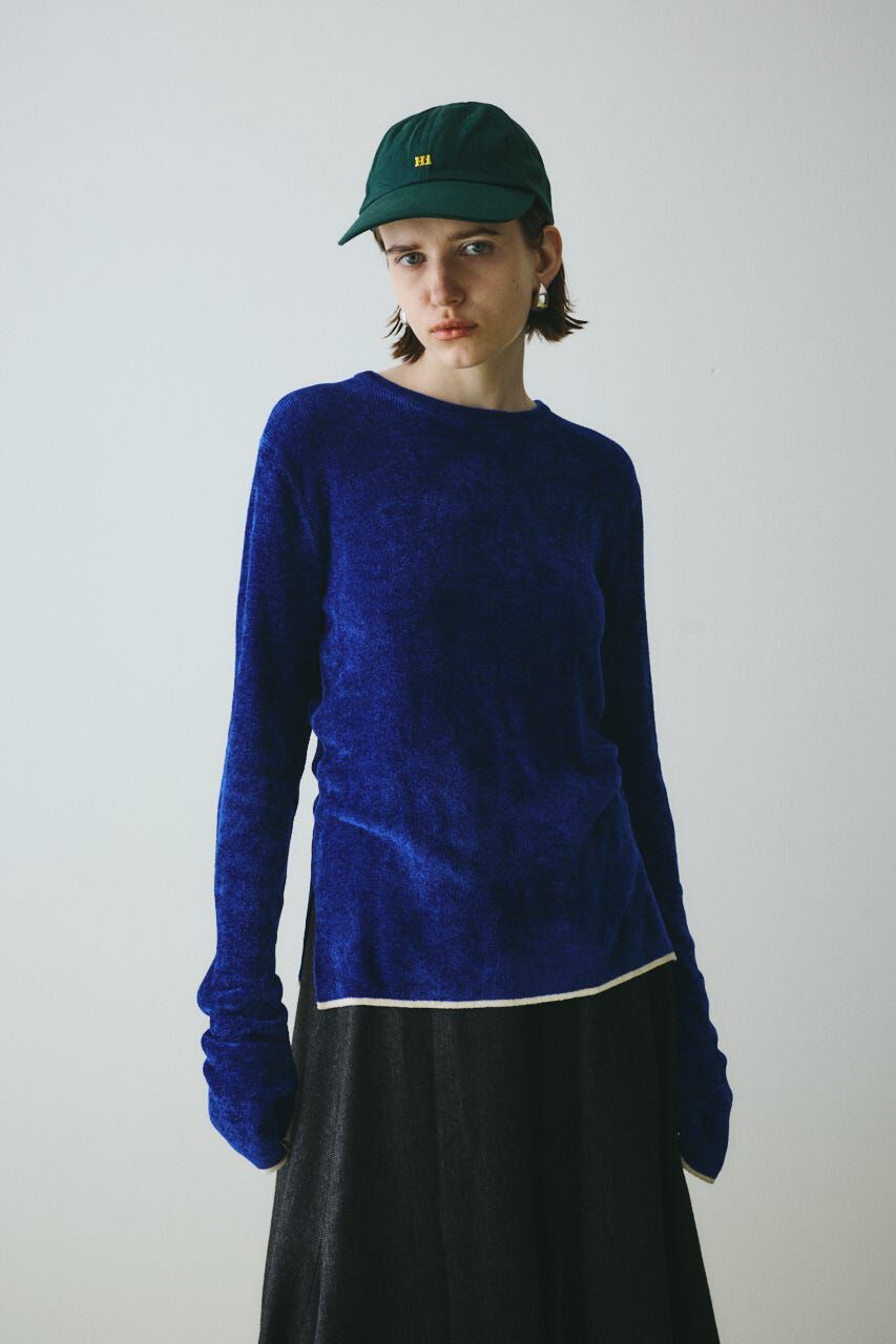 HeRIN.CYE「Molle yarn knit tops」|ニット・セーター|BLU
