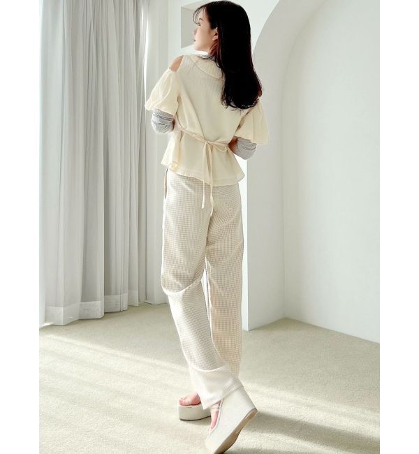 RESEXXY「ギンガムチェックストレートパンツ」|その他|