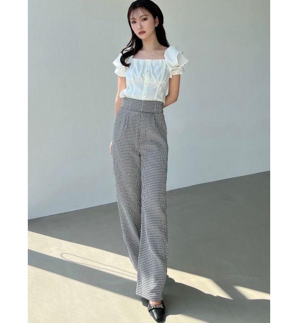 RESEXXY「ギンガムチェックストレートパンツ」|その他|