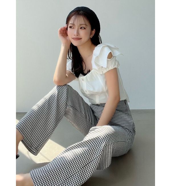 RESEXXY「ギンガムチェックストレートパンツ」|その他|