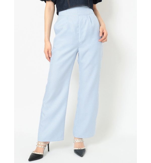 RESEXXY「ギンガムチェックストレートパンツ」|その他|
