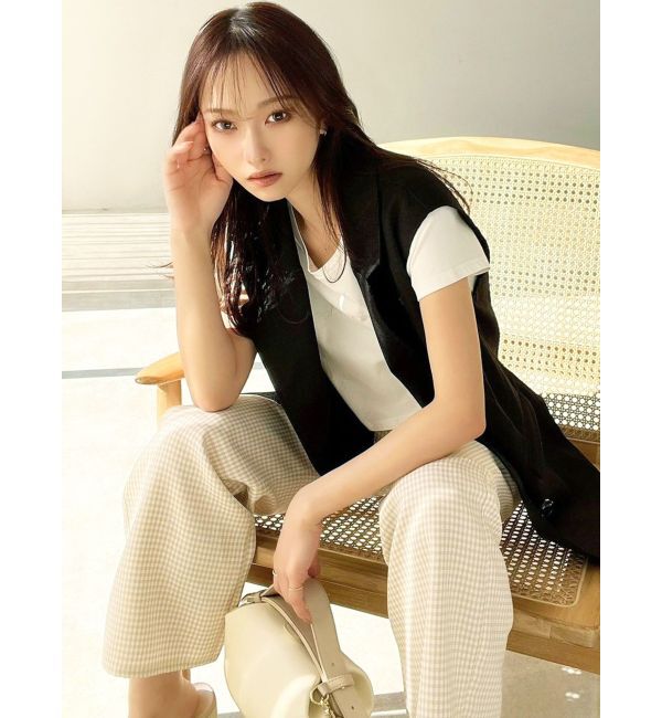 RESEXXY「ギンガムチェックストレートパンツ」|その他|