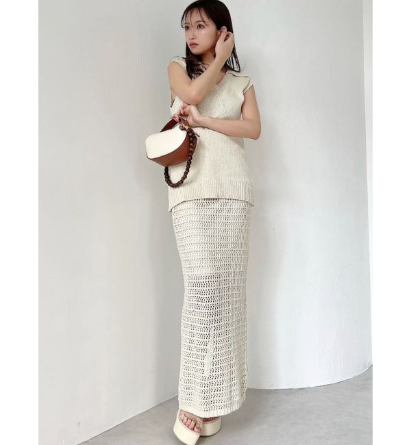 RESEXXY「ロングポロニット【セットアップ着用可能】」|ニット・セーター|