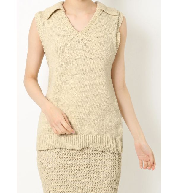 RESEXXY「ロングポロニット【セットアップ着用可能】」|ニット・セーター|