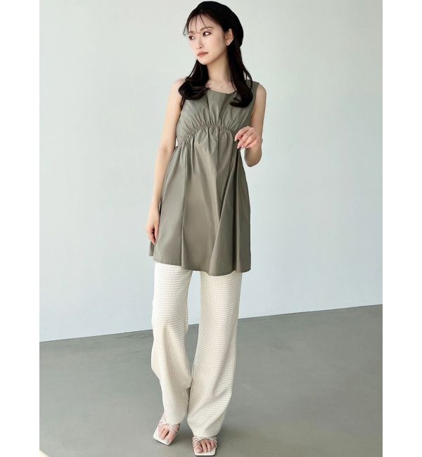 RESEXXY「ギャザーデザインチュニック」|Tシャツ・カットソー|