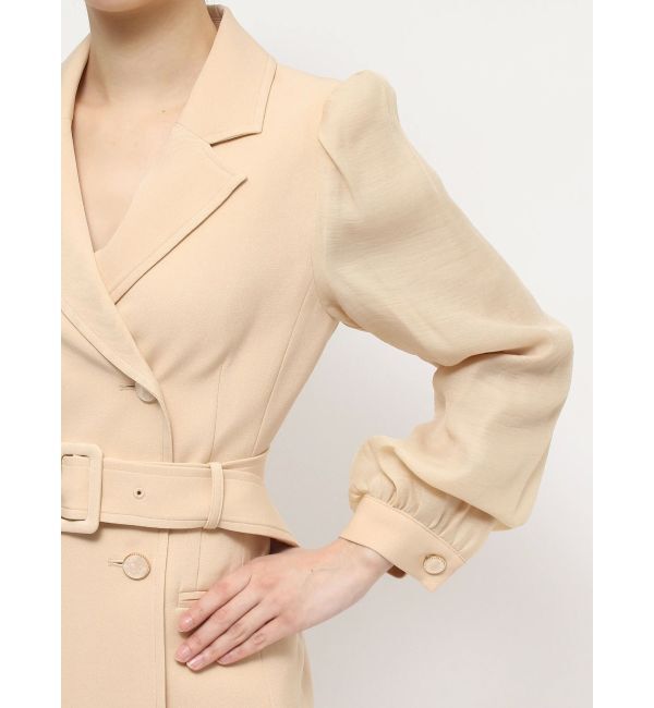 RESEXXY「スリーブシアージャケットワンピース」|ワンピース|