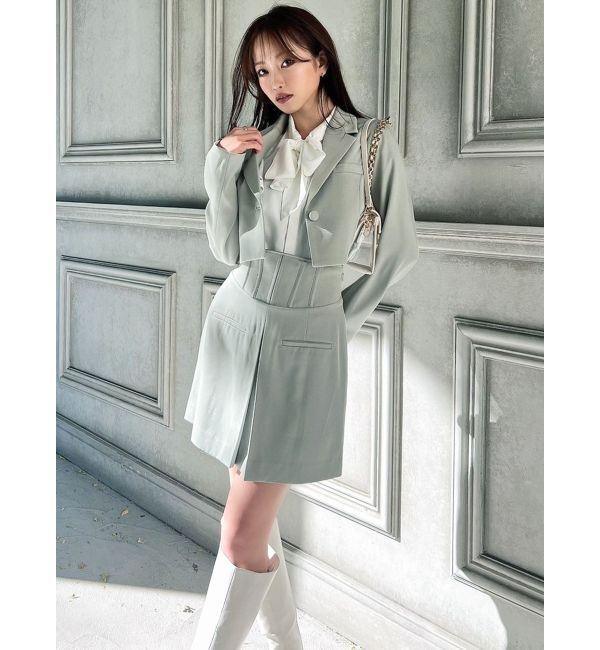 RESEXXY「コルセットミニスカート【セットアップ着用可能】」|スカート|