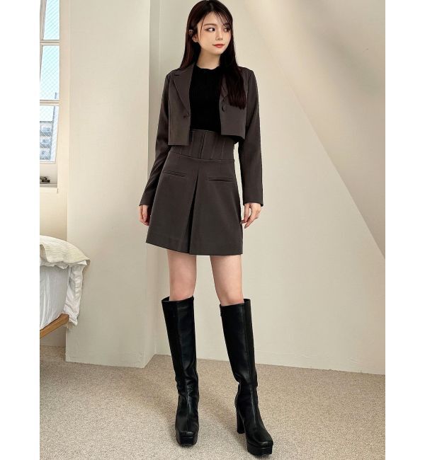 RESEXXY「コルセットミニスカート【セットアップ着用可能】」|スカート|