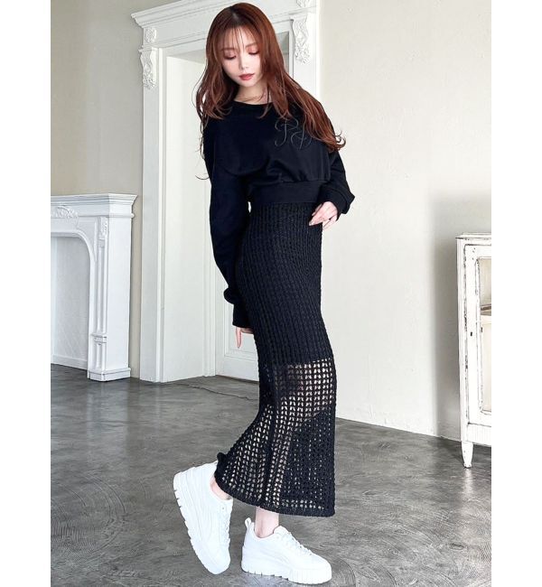 RESEXXY「メッシュペンシルスカート」|スカート|