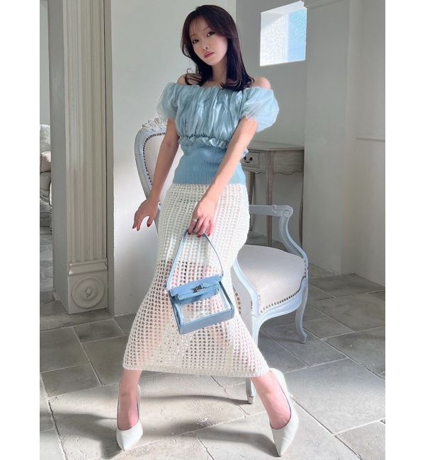 RESEXXY「メッシュペンシルスカート」|スカート|