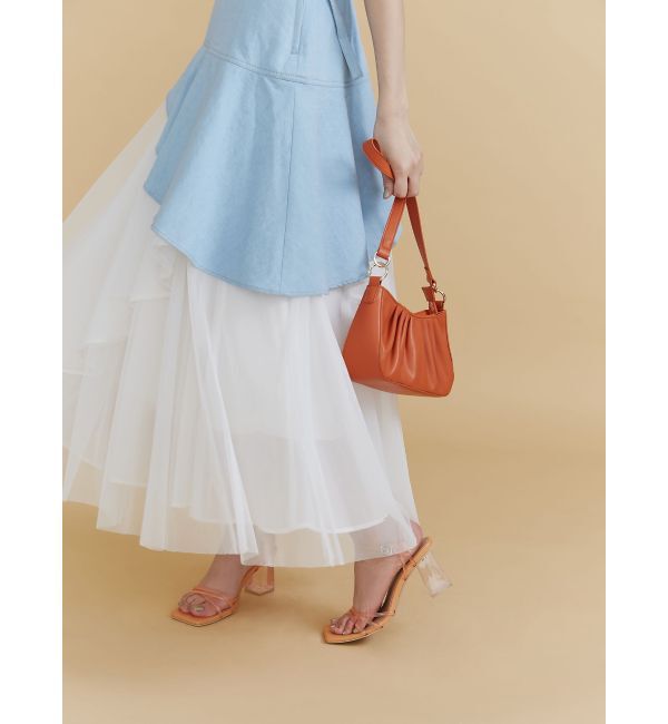 RESEXXY「ナローストラップクリアヒールサンダル」|サンダル|