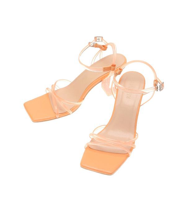 RESEXXY「ナローストラップクリアヒールサンダル」|サンダル|