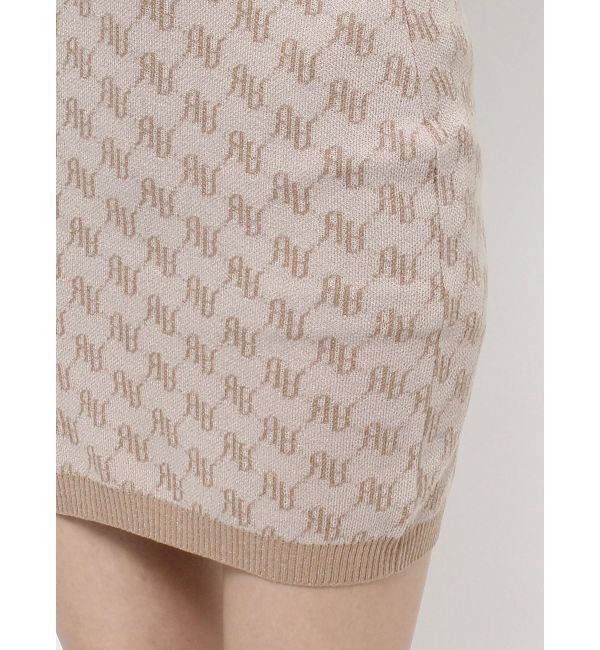 RESEXXY「ラメジャガードミニニットワンピース」|ワンピース|