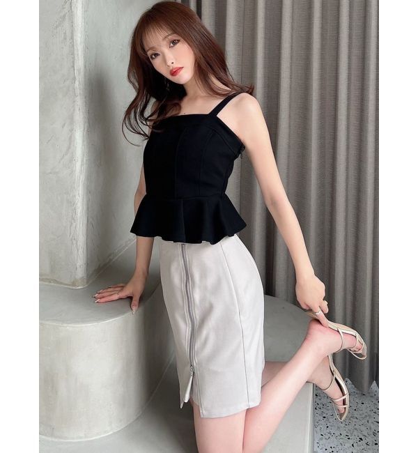 RESEXXY「ハイウエスト台形ミニスカート」|スカート|