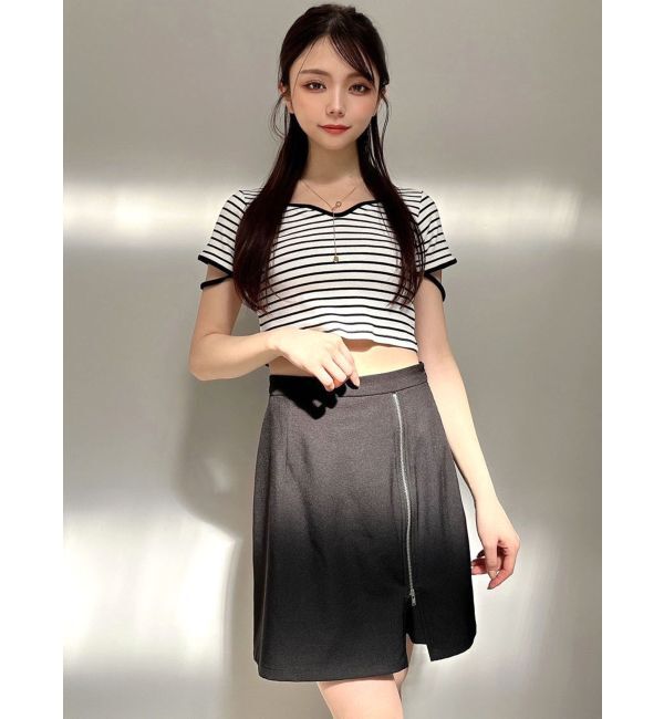 RESEXXY「ハイウエスト台形ミニスカート」|スカート|