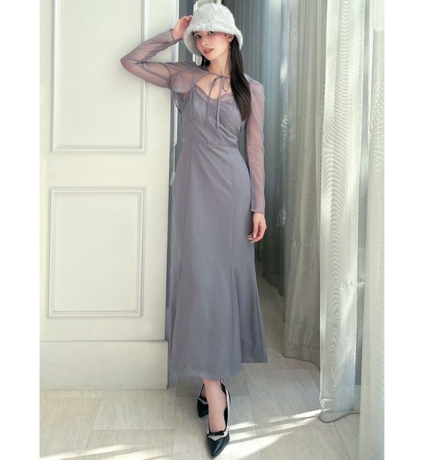 RESEXXY「シアーフラワーマーメイドワンピース」|ワンピース|