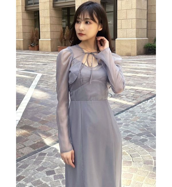 RESEXXY「シアーフラワーマーメイドワンピース」|ワンピース|