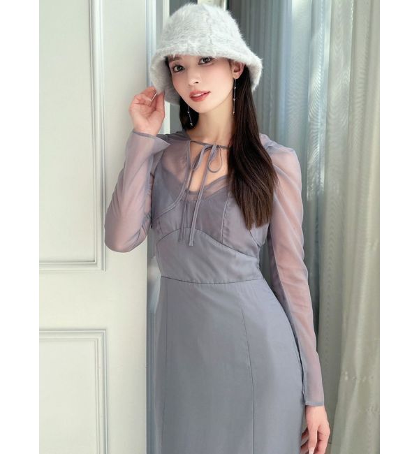 RESEXXY「シアーフラワーマーメイドワンピース」|ワンピース|