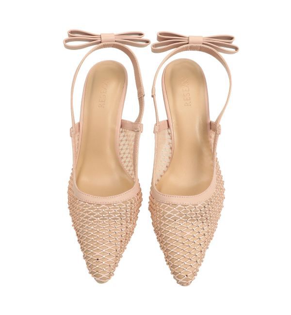 RESEXXY「リボンポイントシアーミュール」|パンプス|