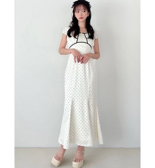 RESEXXY「バイカラーパイピングマーメイドワンピース」|ワンピース|