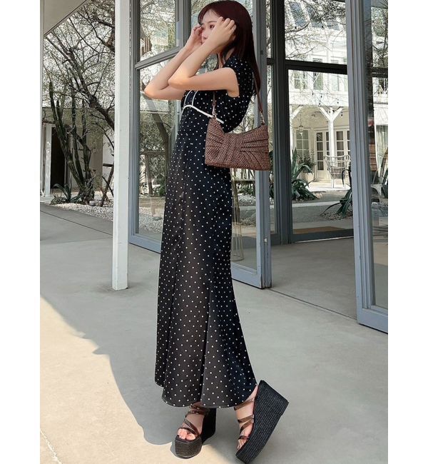 RESEXXY「バイカラーパイピングマーメイドワンピース」|ワンピース|