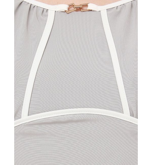 RESEXXY「バイカラーパイピングマーメイドワンピース」|ワンピース|